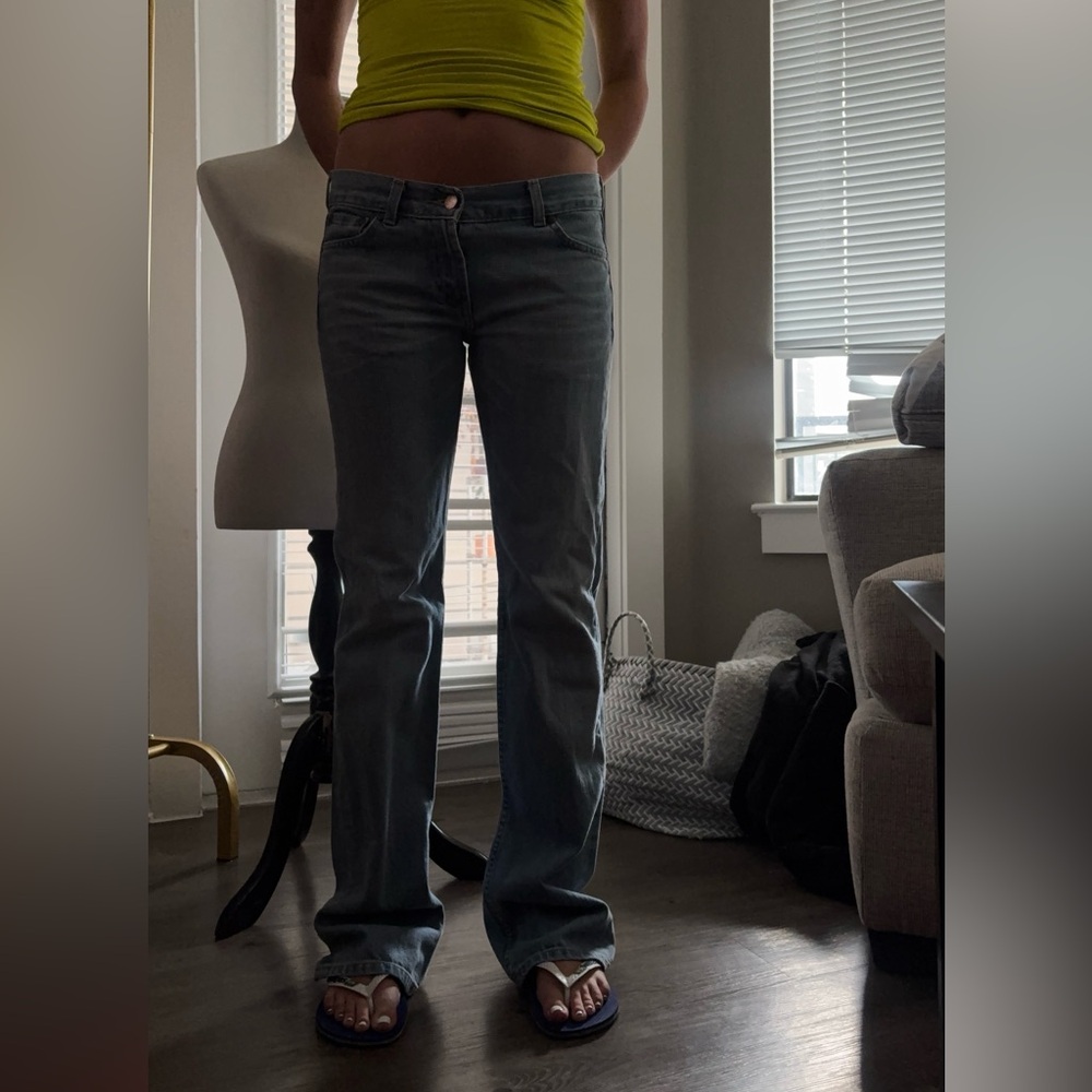 The perfect pair of Y2K low rise jeans
